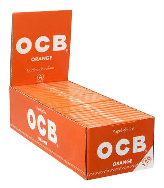 1 Display OCB Orange SW doppelt kurz Zigarettenpapier