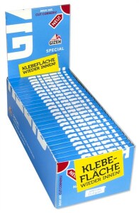 1 Box  Gizeh Special Blue Regular Zigarettenpapier – 50 Blatt