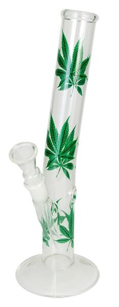 Glas Bong Hangover Multi Leaf 26 cm – Transparente...