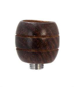 Holzkopf Standard, 28mm, dunkelbraun