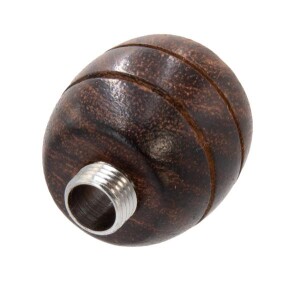 Holzkopf Standard, 28mm, dunkelbraun