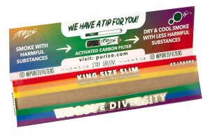 PURIZE® RAINBOW King Size Slim Zigarettenpapier