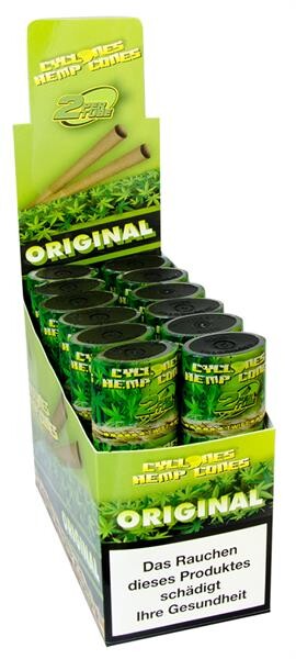 1 Display Cyclones  Cone Blunts, Hemp