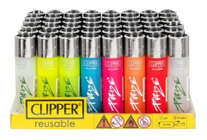 1x Clipper®  Feuerzeug groß PURIZE® Translucent