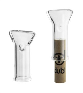 Glas Tip flach, ø 7mm hochwertiges Glas-Mundstück