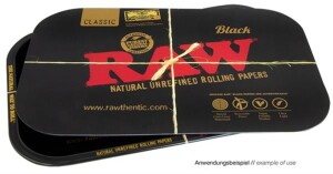 RAW™  schwarze Magnetabdeckung (27,5 × 17,5 cm) für RAW™ Rolling Tray
