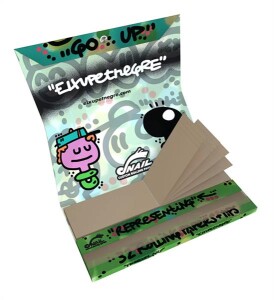 SNAIL Slim Brown Zigarettenpapier + Tips | ungebleicht | Magnet | 32 Blatt