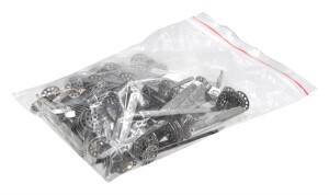 Einhängesiebe aus Edelstahl – 12 mm – 100 Stück – Black Leaf