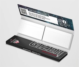 Gizeh Black Wild King Size Slim Papers & Tips | Limited Edition Magnetverschluss