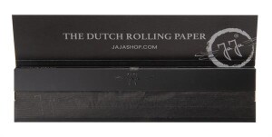 JaJa Noir King Size Zigarettenpapier Schwarz – 130x54mm – 24 Blatt