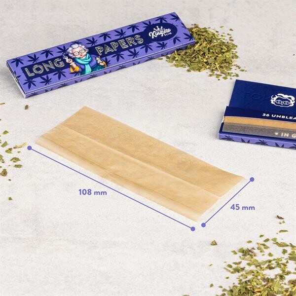 GRANNYS Unbleached King Size Slim Zigarettenpapier...