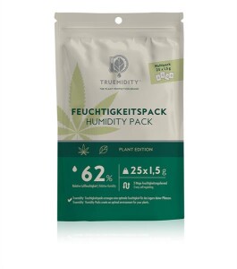 Truemidity® Plant 2-Wege Feuchtigkeitspacks 62% – 1,5g x 25er Display