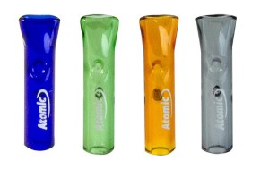 Atomic Glas Tip Mundstück 4 Stück – gemischte Farben, ca. 3 cm