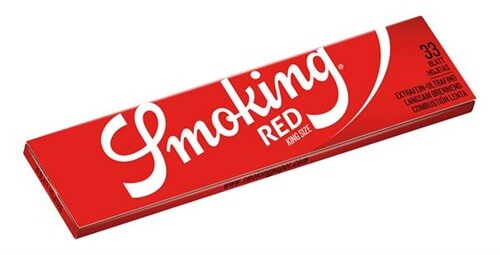 Smoking Red King Size Zigarettenpapier 110x53mm...
