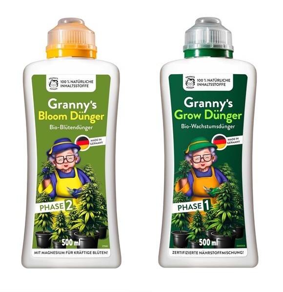 GRANNYS Bio Grow & Bloom Dünger Set 2x500ml |...