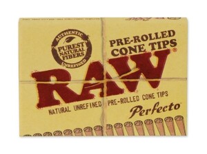 RAW Perfecto Pre-Rolled Cone Tips Display – 20 Schachteln à 21 Filtertips