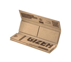 Gizeh Unbleached King Size Slim Papers + Tips