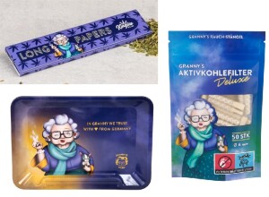 Grannys Weed Starter-Set | Deluxe Filter, Papers & Mini-Tray