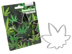 Keks Ausstechform Metall „Cannabis Leaf“ – 10 cm Plätzchenform