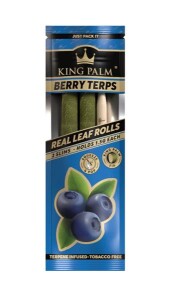 King Palm Berry Terps Slim Rolls – 2er Pack Real Leaf