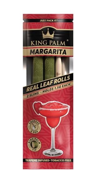King Palm Margarita Slim Rolls – 2er Pack Real Leaf