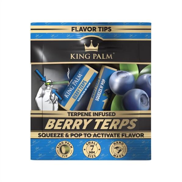 King Palm Berry Terps Filter 7 mm – Flavor Tips 2er...