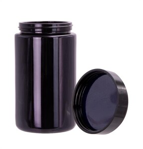 Miron Weithalsglas Saturn 300ml Violettglas mit Deckel 63/400