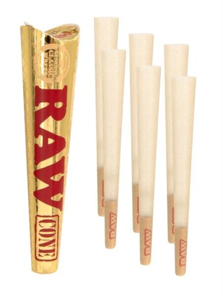 RAW Classic Ethereal Cones 1 1/4 – Phänomenal dünne Papercones 6er Pack