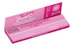 Smoking Smoqueen ROSE QUARTZ Pink King Size Slim – Ultra Thin Papers (34 Blatt)