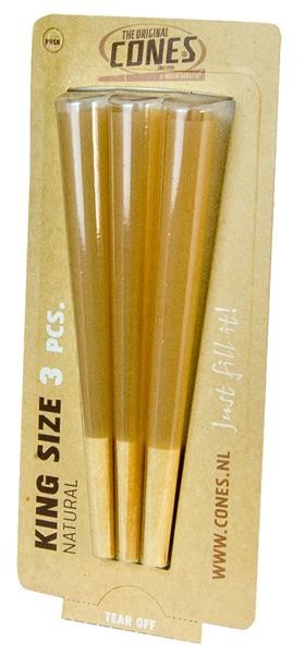 CONES King Size NATURAL