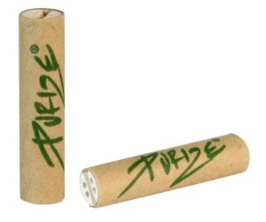 PURIZE XTRA Slim Size ORGANIC Aktivkohlefilter 5.9mm ungebleicht – 50er ZIP-Beutel