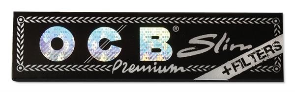 OCB Schwarz Premium Long Slim Papier + Filtertips