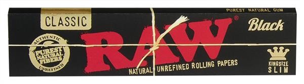 RAW Classic Black King Size Slim Papier